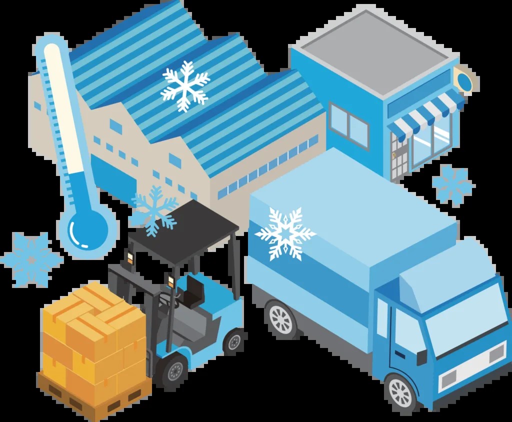 Cold chain logistics temperature control